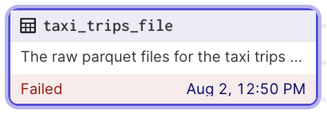 Failed taxi_trips_file asset